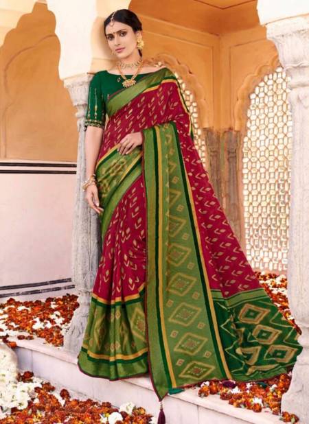 Red And Green 5D SAHELI New Designer Heavy Wedding Wear Latest Saree Collection 22147
